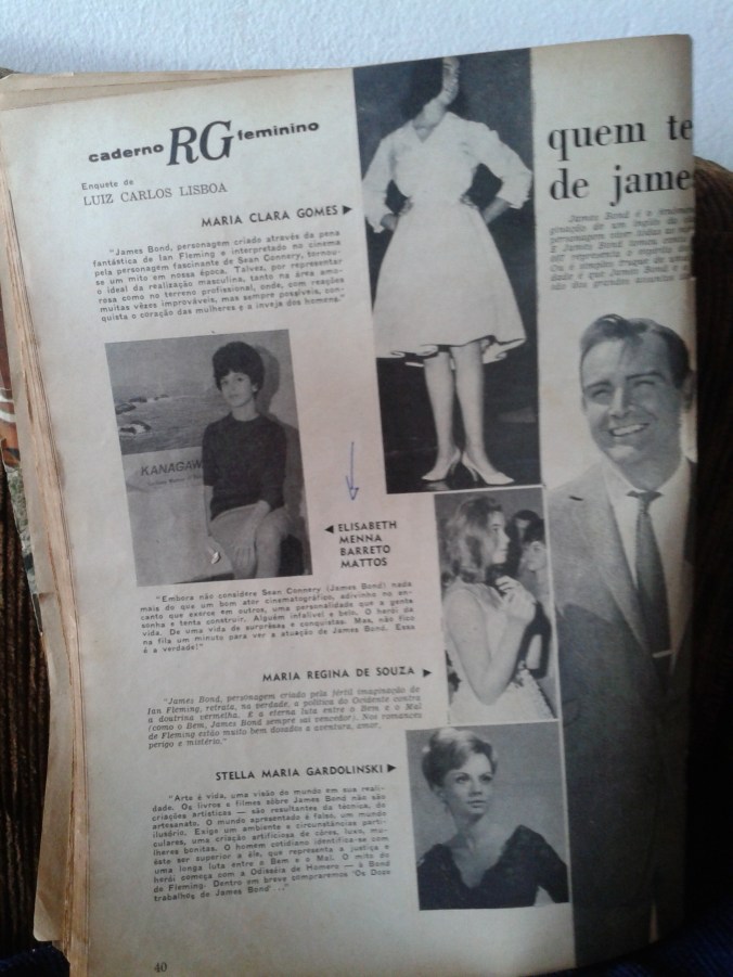 RG REVISTA DO GLOBO outros tempos