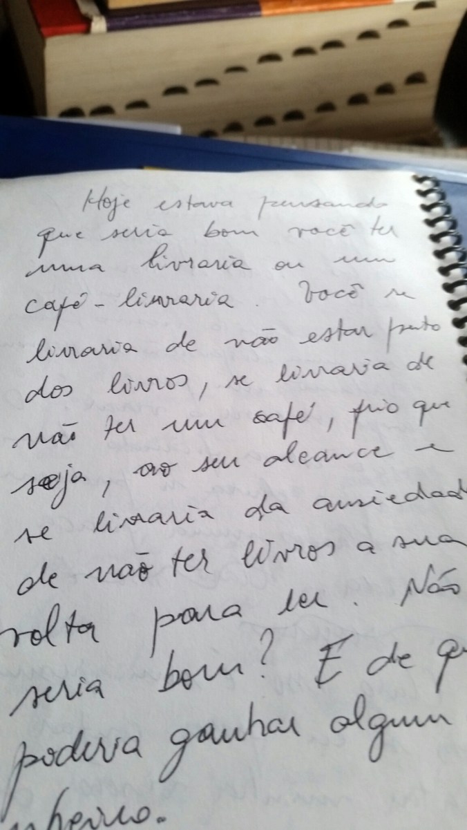 ESCREVENDo sobre a livraria Pedro