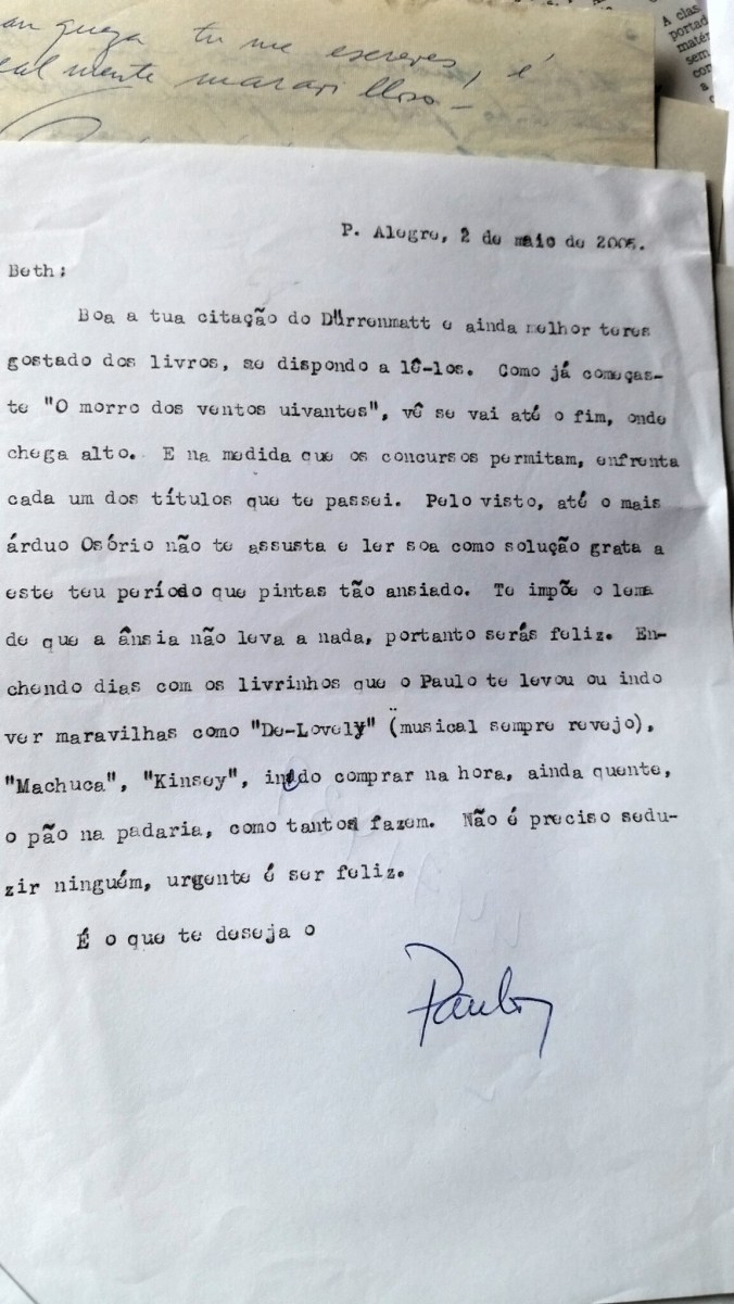 CARTA PAULO URGENTE É SER FELIZ