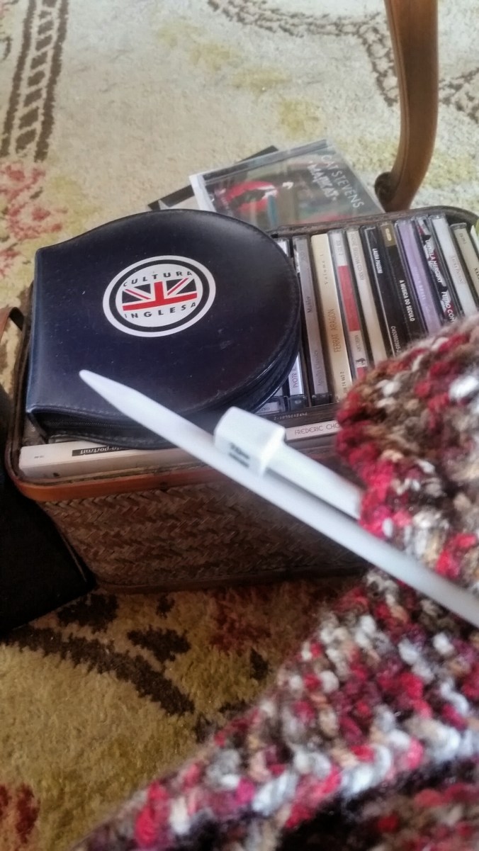 nas arrumações cds e trico